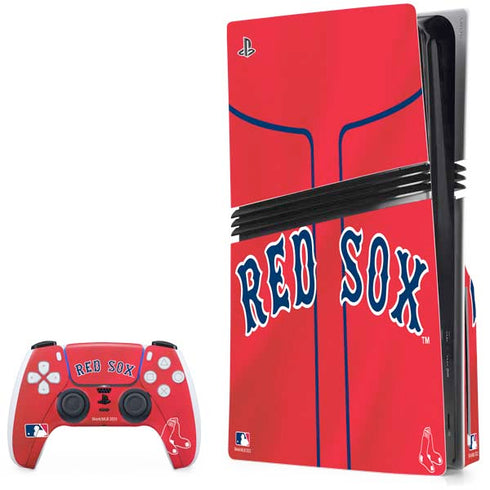 MLB Boston Red Sox Alternate/Away Jersey PS5 Pro Disk Bundle  Skin